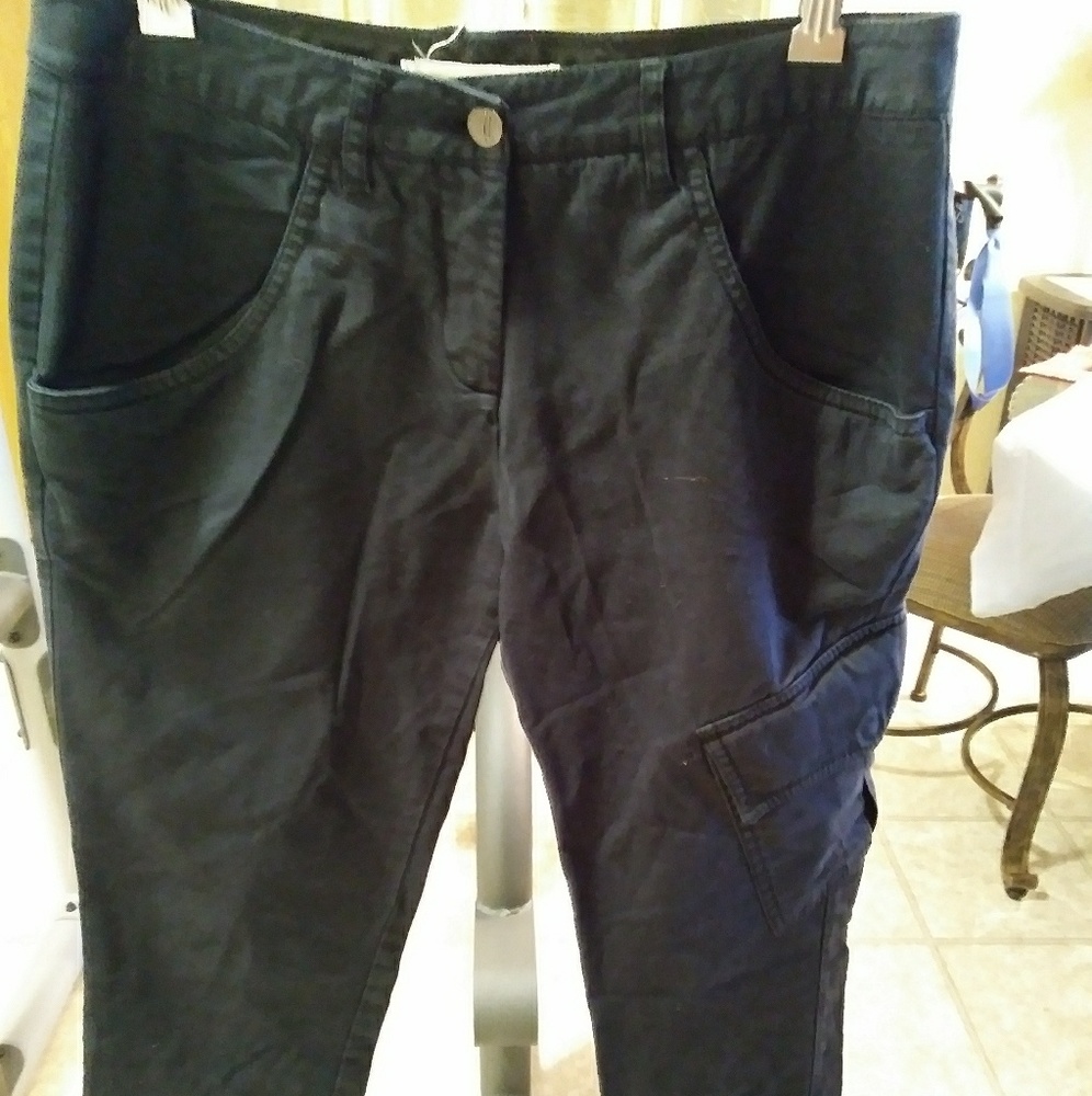 William Rast black crop pants jeans size 28